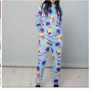 Nooworks Snacks Coveralls jumpsuit NEW WITH TAGS